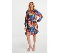 Rich & Royal Printed Mini Dress With Knit Details Red Salsa Taille: 36 | Robes Mini Outlet | Femme | Rouge
