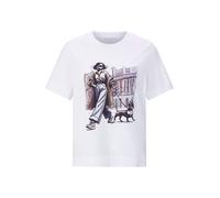 Rich & Royal T-shirt violet / noir / blanc, Taille S