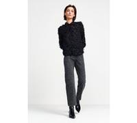 Rich & Royal Vintage Straight Rhinestones Denim Black Taille: W27L32 | Jeans droits Outlet | Femme | Le Noir