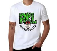 Rich Smile RKL on Men's Luxury T-Shirt with LSD Graphic Print, Designer Quality Cotton Tee