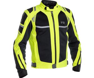 Richa Airstorm veste textile de moto imperméable, noir-jaune, taille S pour homme