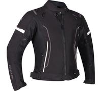 Richa Airstream 3 imperméable à l’eau dames moto textile veste, noir-blanc, taille L pour femmes