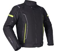 Richa Airstream 3 veste textile de moto imperméable, noir-jaune, taille 3XL pour homme