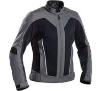 Richa Airstream-X imperméable à l’eau dames moto textile veste, noir-gris, taille 6XL pour femmes