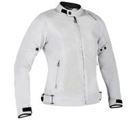 Richa Airsummer Veste textile de moto pour dames, gris, taille 6XL pour femmes