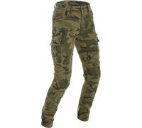 Richa Apache Camo Jeans de moto pour dames, Camoflage olive, Taille Long 36