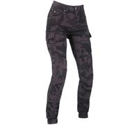 Richa Apache Camo Jeans de moto pour dames, Camouflage noir, Taille 36