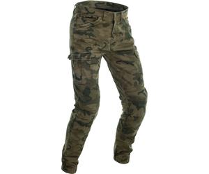 Richa Apache Camo Jeans de moto, vert-multicolore, taille 32 pour homme