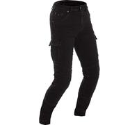 Richa Apache Jeans de moto pour dames, noir, taille 28 pour femmes