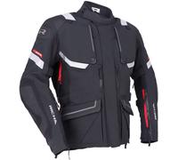 Richa Armada 1.1 Gore-Tex Pro veste textile de moto imperméable, Noir/Blanc/Rouge, Taille XXL