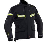 Richa Atlantic Gore-Tex Veste textile moto imperméable, noir/jaune, Taille 2XL