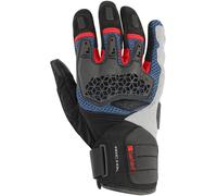 Richa Bogota Gants de moto, noir/bleu/rouge, Taille S