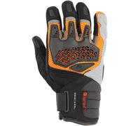 Richa Bogota Gants de moto, Noir/Gris/Orange, Taille 2XL