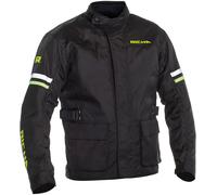 Richa Buster Long veste textile de moto imperméable, noir/jaune, Taille 5XL
