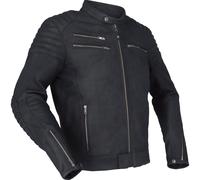 Richa Charleston Veste en cuir de moto, noir, Taille 62