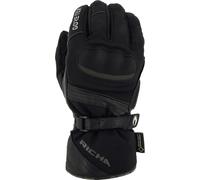 Richa Diana Gore-Tex imperméable à l’eau dames gants de moto, noir, Taille L
