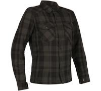 Richa Forest Chemise de moto pour dames, noir-gris, taille L pour femmes