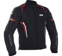 Richa Gotham 2 veste textile de moto imperméable, noir-blanc-rouge, taille 5XL pour homme