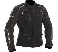 Richa Infinity 2 imperméable à l’eau dames moto textile veste, noir, Taille XXL