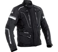 Richa Infinity 2 Pro Blouson textile de moto, Noir/Blanc, Taille L