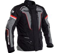 Richa Infinity 2 Pro Blouson textile de moto, Noir/Gris/Rouge, Taille 4XL