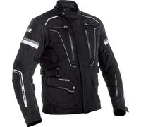 Richa Infinity 2 Pro Veste textile de moto pour dames, Noir/Blanc/Gris, Taille M