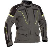 Richa Infinity 2 Pro Veste textile de moto pour dames, noir-gris-jaune, taille 6XL pour femmes