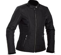 Richa Lausanne imperméable à l’eau dames moto textile veste, noir, Taille 6XL