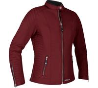 Richa Lausanne imperméable à l’eau dames moto textile veste, Rouge foncé, Taille XS