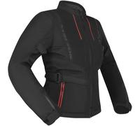 Richa Monaco Mesh WP imperméable dames moto textile veste, noir-rouge, taille 2XL pour femmes