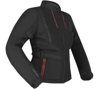 Richa Monaco Mesh WP imperméable dames moto textile veste, noir/rouge, Taille M