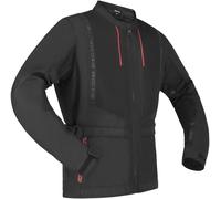 Richa Monaco Mesh WP Veste textile de moto imperméable, noir-rouge, taille 2XL pour homme