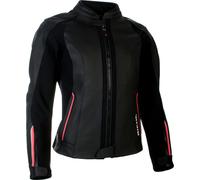 Richa Nikki, veste en cuir femmes Court 38 Noir/Blanc Noir/Blanc