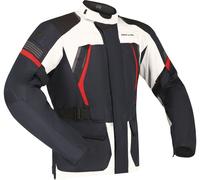 Richa Phantom 3 veste textile de moto imperméable, gris-rouge-bleu, taille 4XL pour homme