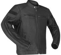 Richa Retro Racing 4 Black Edition Blouson de moto en cuir, noir, taille 48 pour homme