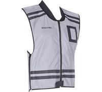 Richa Safety Flare Gilet de sécurité, argent/noir, Taille 4XL/5XL/6XL