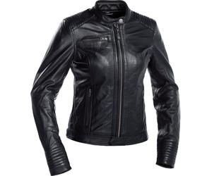 Richa Scarlett Veste en cuir de moto pour dames, noir, Taille 44