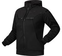 Richa Stradale Sweat à capuche moto pour femmes, noir, Taille M