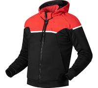 Richa Stradale Sweat à capuche moto, Rouge/Noir, Taille 6XL