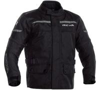 Richa Tipo imperméable à l’eau pour enfants moto textile veste, noir, Taille 140