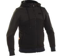 Richa Titan Core Sweat à capuche zippé moto, noir, Taille S