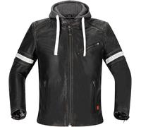 Richa Toulon 2 Blouson en cuir de moto, noir-brun, taille 54 pour homme