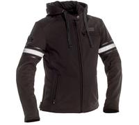 Richa Toulon 2 Softshell veste textile de moto imperméable, noir, taille M pour homme