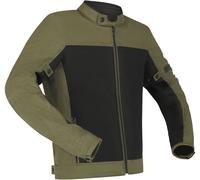 Richa Toulon Mesh Blouson textile de moto, noir-vert, taille S pour homme