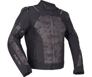 Richa Vendetta Camo veste textile de moto imperméable, noir/camouflage, Taille L