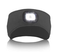 Richaa Bandeau Cheveux Homme Lampe Running, Bandeau Running Femme, Lampe Frontale Puissante, Accessoire Velo Homme, Accessoire Ski, Lumiere Course a Pied