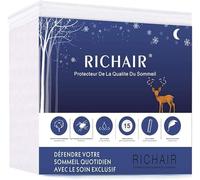 RICHAIR - Protège Matelas Bébé 70 x 140 cm Imperméable et Respirant - Alèse Silencieux et Ultra Absorbant - Hypoallergénique, Anti-Acarien et Bactérien