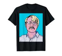 Richard Brautigan Portrait Pop Art rétro T-Shirt Graphique avec Valeur