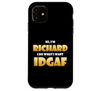 Richard Costume IDGAF Funny Meme Halloween Costume for Rich Coque pour iPhone 11