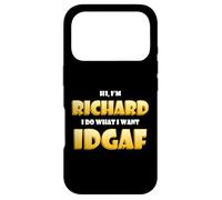Richard Costume IDGAF Funny Meme Halloween Costume for Rich Coque pour iPhone 17 Pro